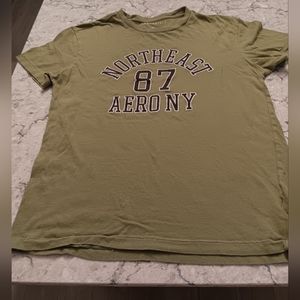 Slightly worn Aerpostale green t-shirt men's small👕